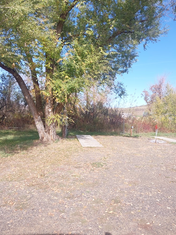 RV camping in the mountains