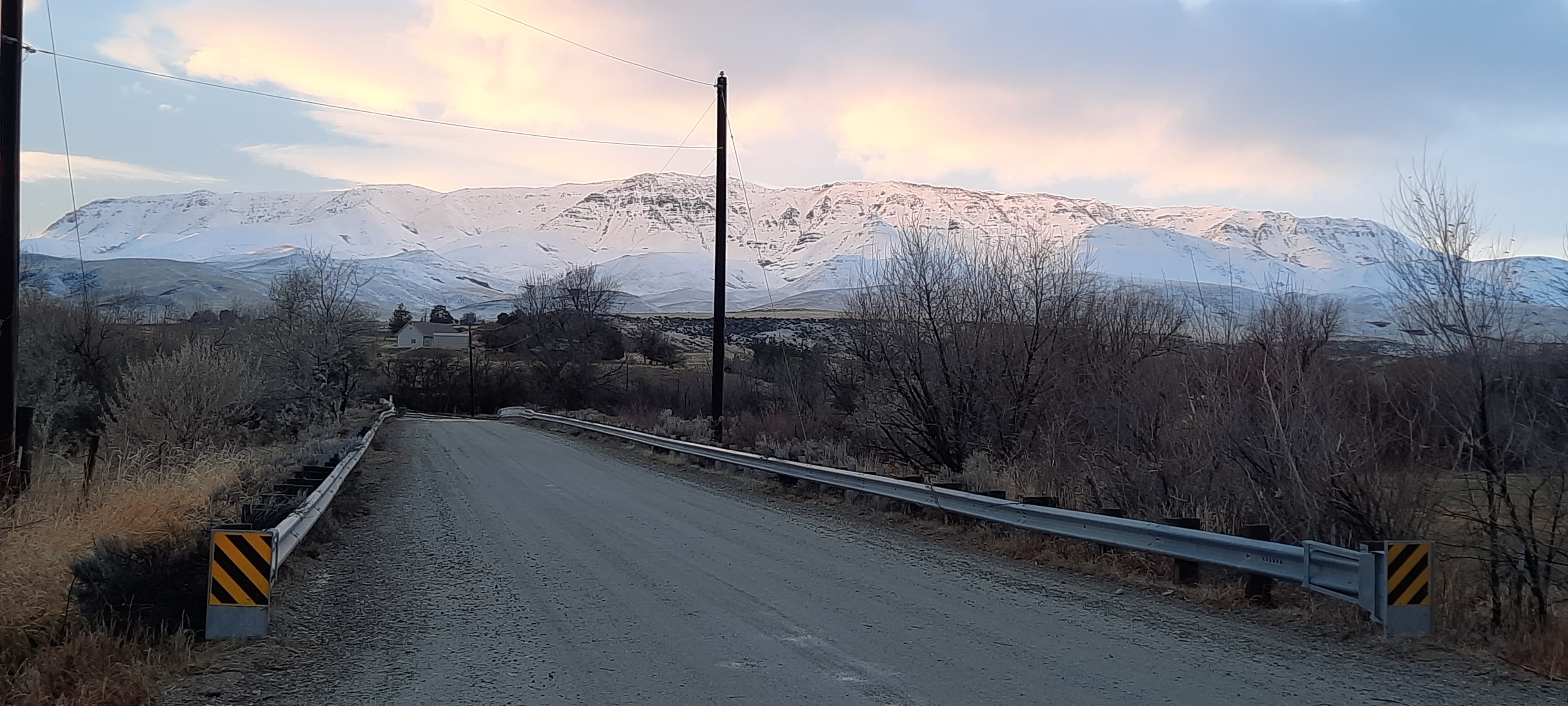RV camping in the mountains